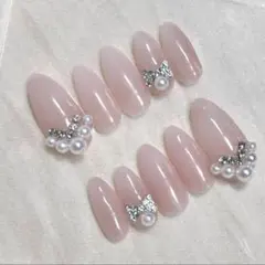 現品　ネイルチップ　ベイビーブーマー　グラデ　ワンホン　韓国　フレンチガーリー