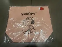 スヌーピー SNOOPY トートバッグ エコバッグ ピンク 未使用　ファスナー付