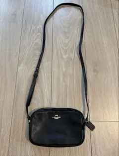 美品　未使用品 COACH コーチ ショルダーバッグ ブラック レザーのサムネイル