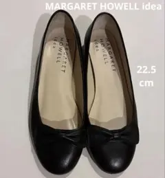 美品✨MARGARET HOWELL idea フラットパンプス 黒 22.5のサムネイル