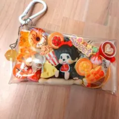 ガチャ詰めポーチ風☆女の子モンチッチ