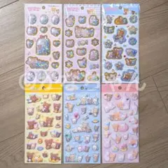 2種セット♪リラックマ キラッとぷくぷくエアーシール ピンク