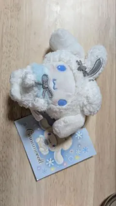 シナモロール 　シナモン　マスコット　キーホルダー　雪うさぎ