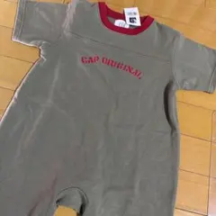 GAP☆新品未使用品☆ 半袖ロンパース カーキ　18〜24ヶ月kids