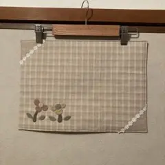 パッチワーク　花　ランチョンマット　2枚セット