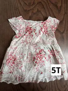 janie and jack 花柄ホワイト ピンク(5T)