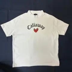 Callaway レディース モックネックシャツ ホワイト M