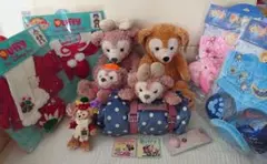 ダッフィー　シェリーメイ　コスチューム ブランケット　ポーチ　クリスマス　S