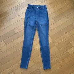 ウルトラストレッチハイライズデニムレギンスパンツ　　丈長め