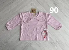 新品　90cm アンパンマン　ドキンちゃん　ピンク　長袖トップス　綿100%