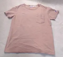 Champion ベージュ Tシャツ 半袖