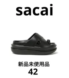 sacai プラットフォームサンダル ブラック　42 新品未使用品のサムネイル