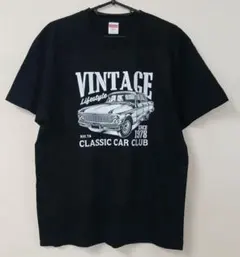 United Athle グラフィック Tシャツ L ブラック アメカジ 古着風