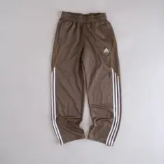 00s adidas CLIMALITE トラックパンツ カーキ Y2K
