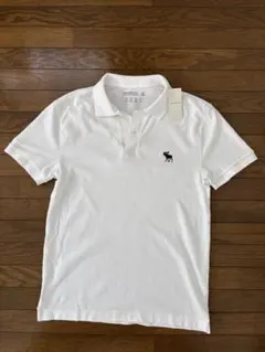 Abercrombie & Fitch ホワイトポロシャツ XS