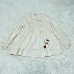 PINK HOUSE ピンクハウス 白ブラウス チュニック レディースのサムネイル