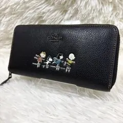 COACH x PEANUTS 二つ折り財布 スヌーピー サーフィン - メルカリ