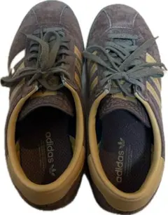 adidas GAZELLE スエード スニーカー グリーン ブラウン - メルカリ