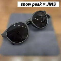 snow peak ブラック ラウンドサングラス