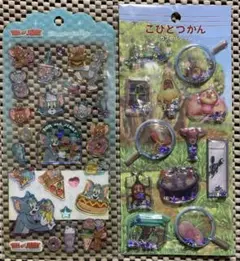 【正規品】　シールまとめ売り　2点セット　カプセル　ドロップジュエリー　シール