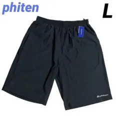 新品　アクアチタン ファイテン（phiten）ハーフパンツ　冷感　ブラック　Lのサムネイル