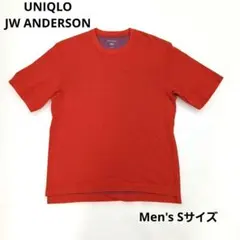 新品 ユニクロ JWアンダーソン バイカラーTシャツ オレンジ メンズS