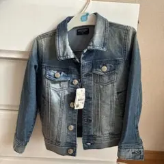 ストレッチデニムジャケットキッズ