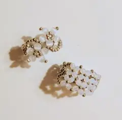 ハンドメイド　ビーズリング　2点セット