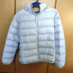 UNIQLO 薄紫 中綿コート 150