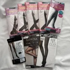 SABRINA サブリナ ASTIGU 黒タイツセット L-LL まとめ売り