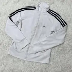 【c5369】訳アリ　adidas ジャージ　長袖　ホワイト