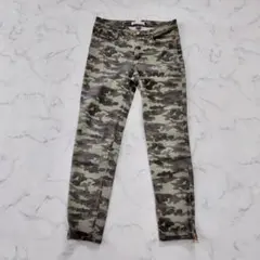 H&M エイチアンドエム LDGG カモ柄 スキニーパンツ US10 迷彩