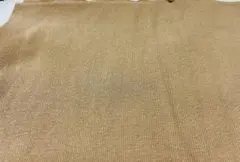 いーどん様専用　　スパンテレコ　薄茶色　w41×92 リブニット