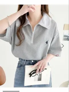 新品　Javaジャバコラボ　ハーフジップ　プルオーバー　Mネイビー　88