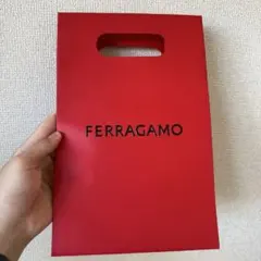 Salvatore Ferragamo ショップ袋 レッドのサムネイル