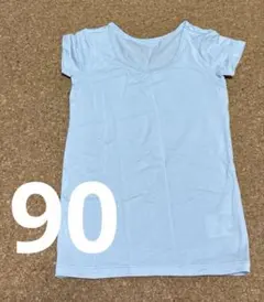 UNIQLO HEATTECH 肌着 90 ライトブルー