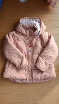 シューラルー　ピンク 中綿コート 130