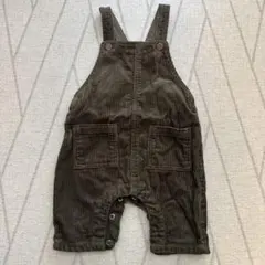 H&M コーデュロイサロペット 3M オリーブグリーン