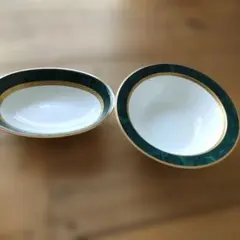 ◇◇◇ノリタケ フィッツジェラルド プレート 5枚セット グリーン