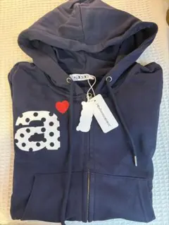 aeae ドット柄 ジップアップパーカー ダブルジップパーカー - メルカリ