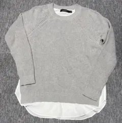 LRLローレンラルフローレン レイヤード ニット プルオーバー　セーター