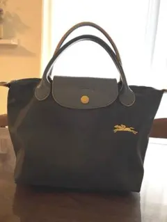 ロンシャン　ルプリアージュ　バイカラー　チャコールグレー✖️イエロー　美品