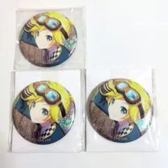 プロセカ 鏡音レン グリッター缶バッジ3個