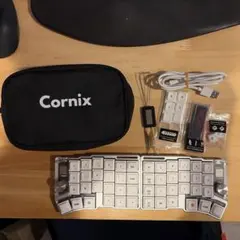 Cornix LP 無線分割キーボード Silver - メルカリ