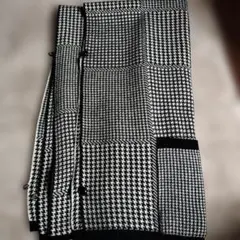フェリシモ　ハウンドトゥースパターン ストール