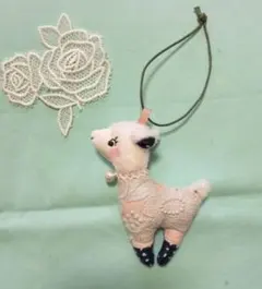 子羊チャーム ハンドメイド マスコット ぬいぐるみ