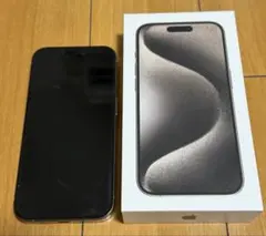 【美品】iPhone 15 pro 256GB【箱付き】