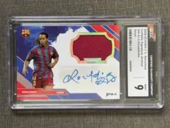 ★CGC9★ ロナウジーニョ Ronaldinho 直筆サイン 実使用パッチ