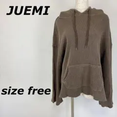 JUEMI ジュエミ ワッフルパーカー プルオーバー size free 大きめのサムネイル