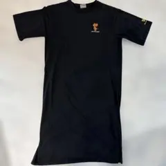 トムとジェリー 半袖ロングワンピース ブラック